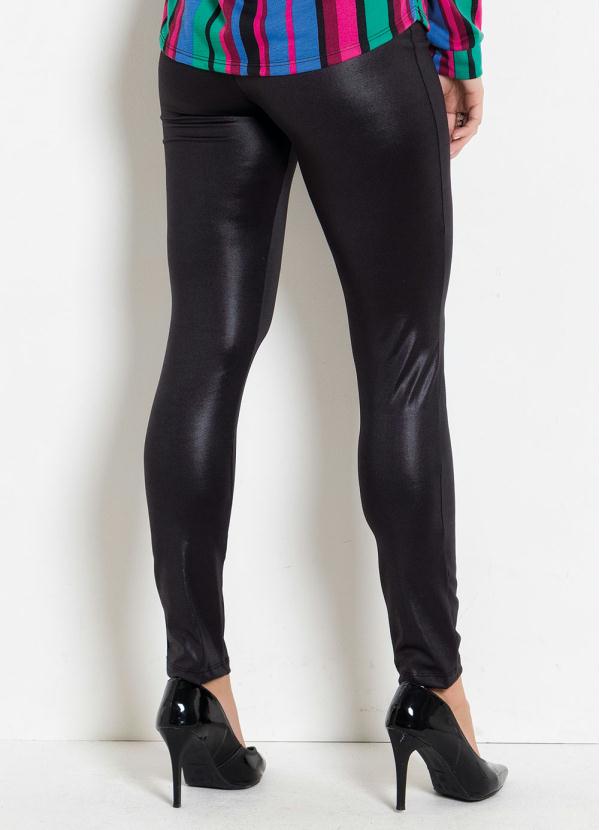 

Legging em Cirrê Preta, Preto