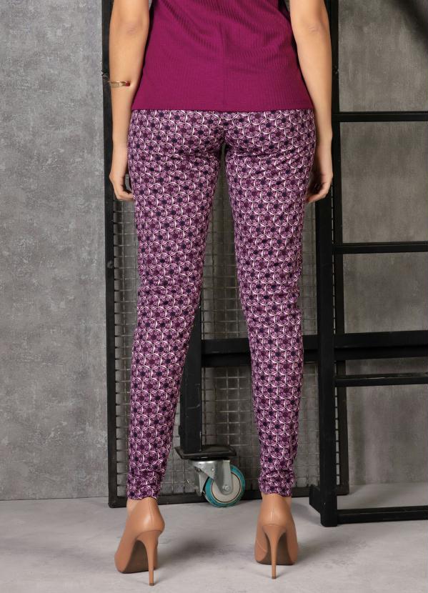 

Legging Vitral Roxa com Elástico, Roxo