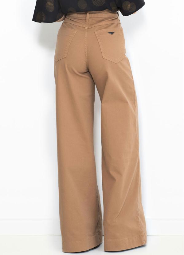 

Calça Sarja Pantalona Marrom