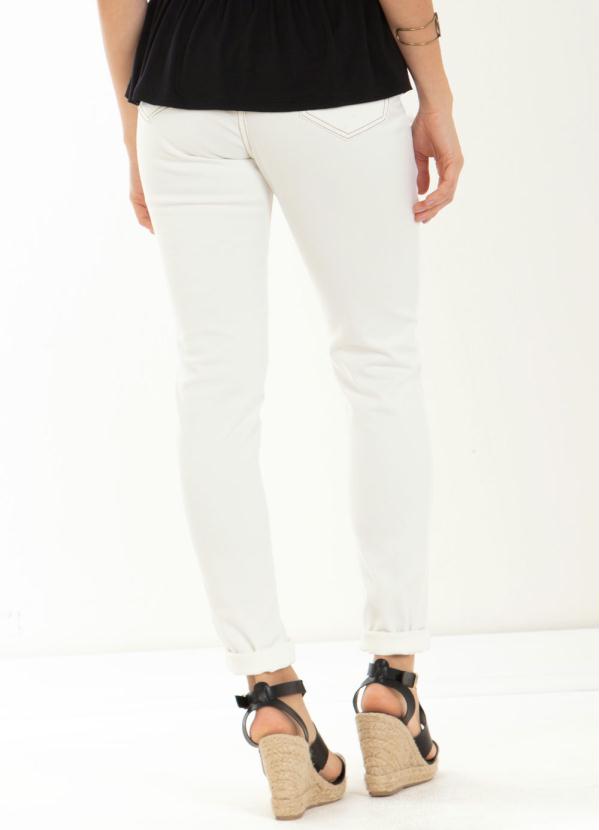 

Calça Skinny Branca Cintura Alta, Branco