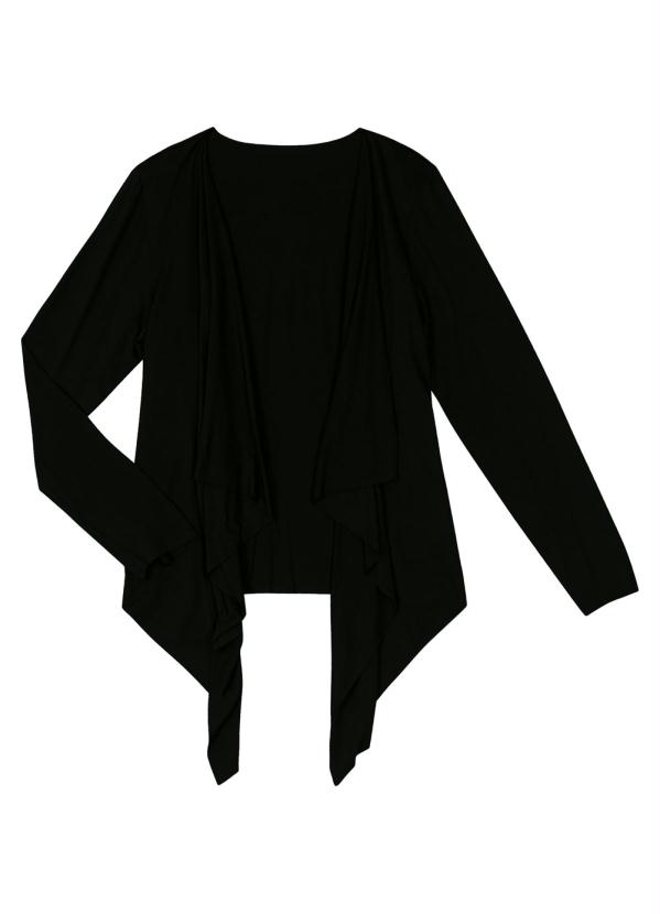 

Cardigan Feminino Alongado Preto