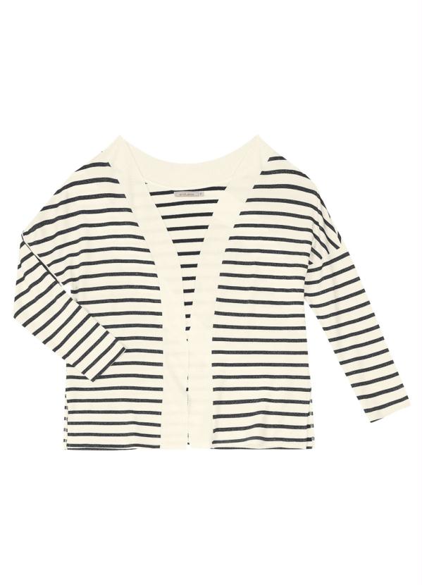 

Cardigan Feminino Lurex Bege