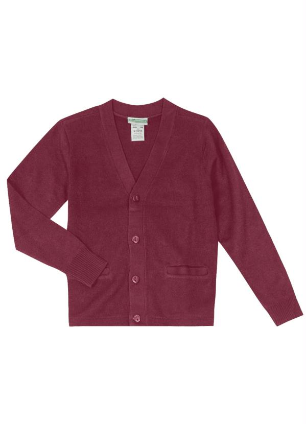 

Cardigan Tricô Feminino Vermelho