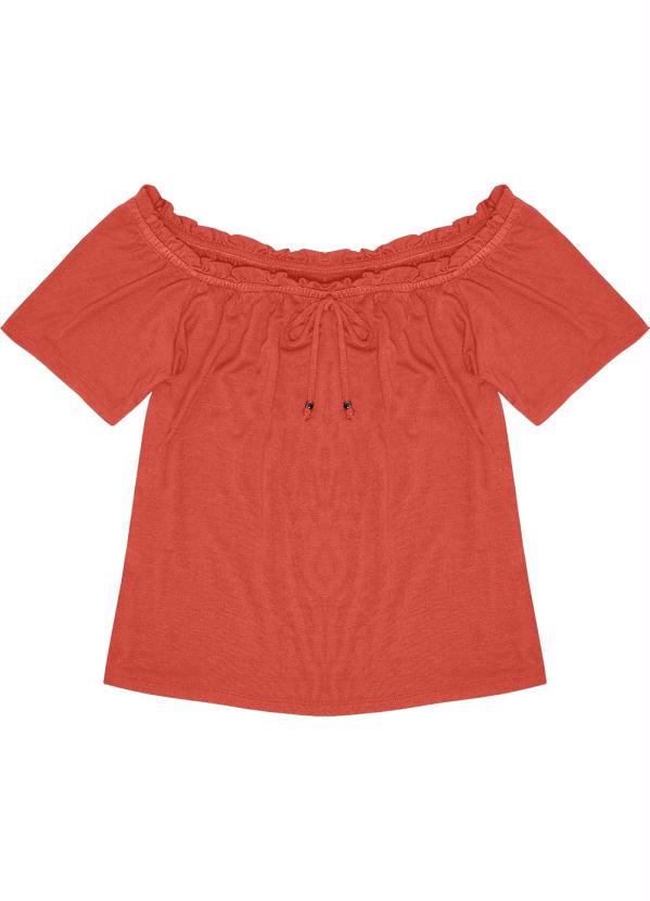 

Blusa Feminina Ciganinha Laranja