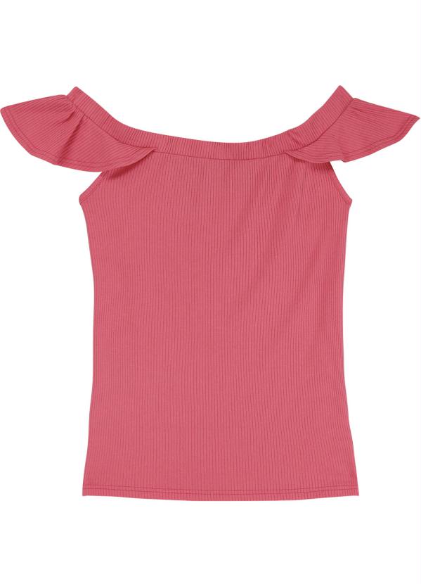 

Blusa Rosa Ciganinha Canelada