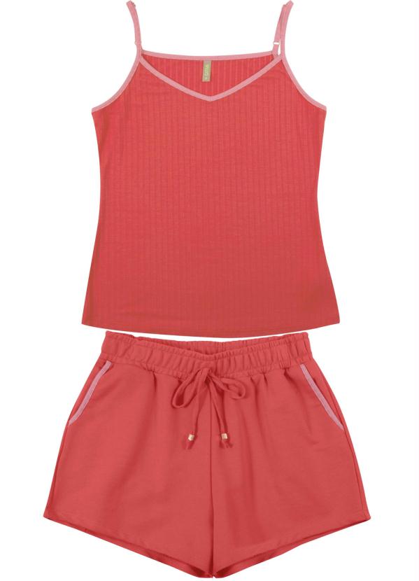 

Conjunto Blusa de Alça e Shorts Vermelho