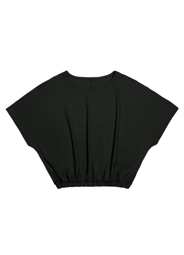 

Blusa Feminina com Elástico na Cintura Preto