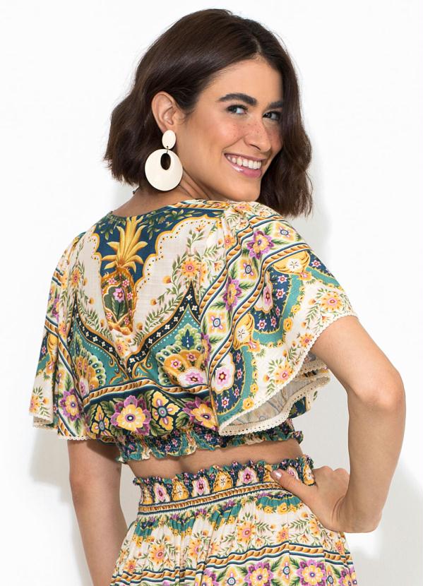 

Cropped Abacaxi de Ouro Bege