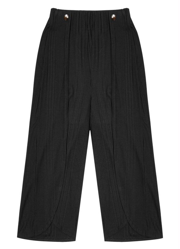 

Calça Pantacourt Feminina Preto