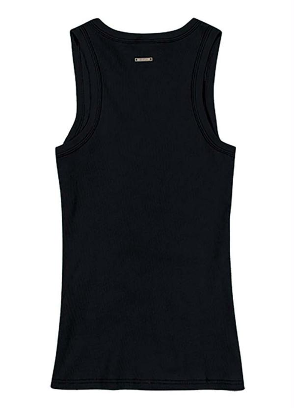 

Blusa Preta em Ribana Conforto, Preto