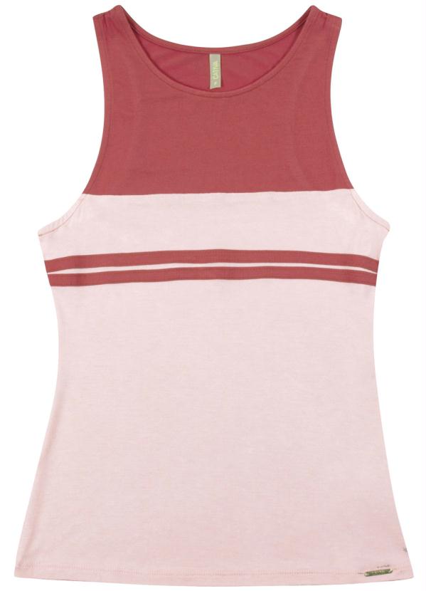 

Blusa Regata com Detalhe Vermelho