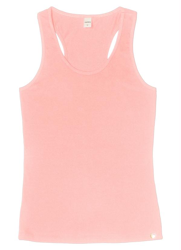 

Regata Feminina Cotton Leve Básica Rosa