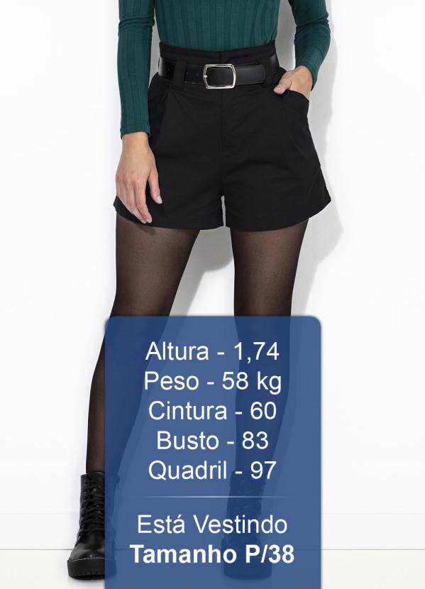 

Short Alfaiataria Preto