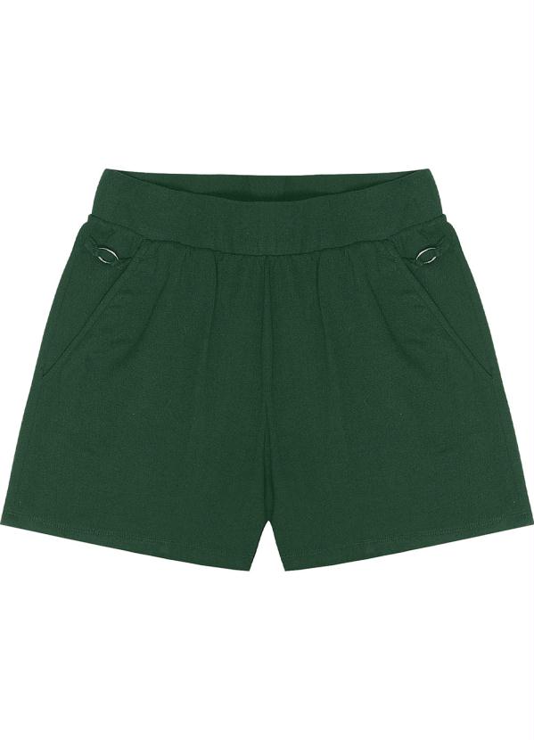 

Shorts Feminino de Molecotton Verde