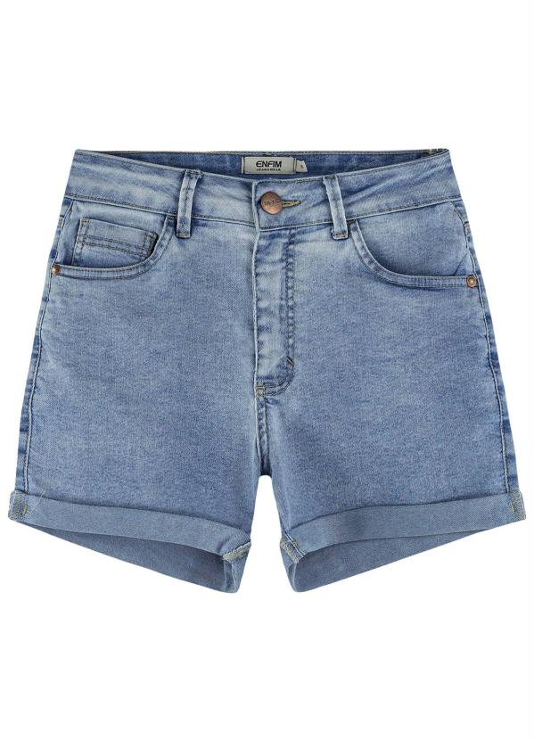 

Shorts Azul Claro Comfort Jeans com Stretch