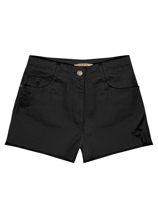 

Shorts Jeans Feminino Endless Preto