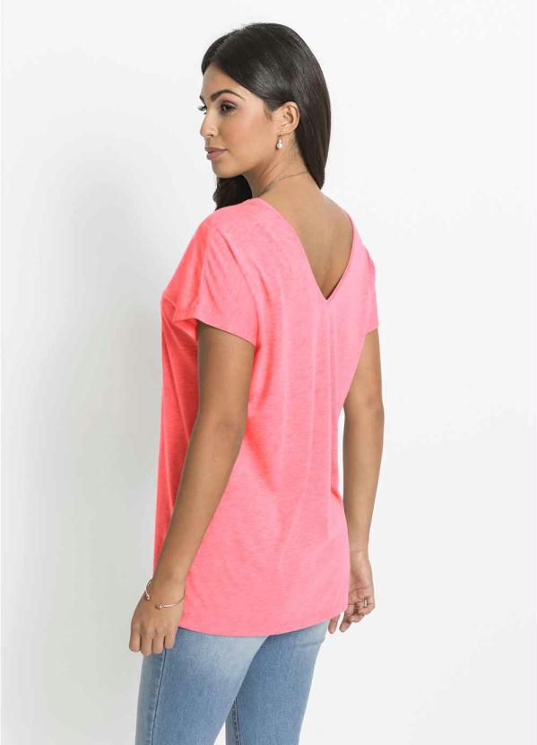 

Blusa em Malha Flamê Rosa Pink