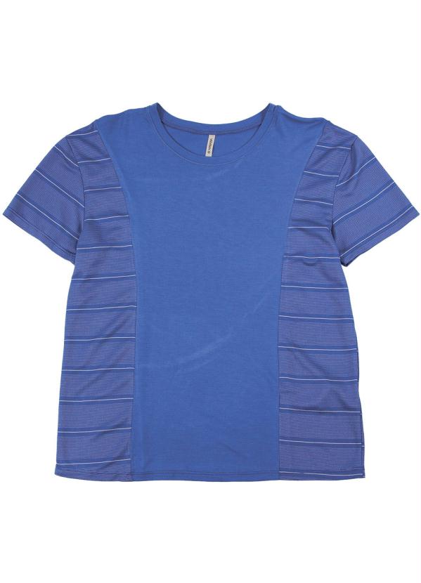 

Blusa Feminina Adulto em Viscose Azul