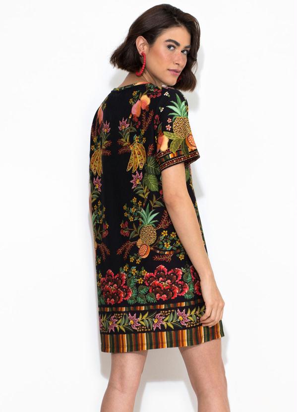 

T-Shirt Dress Tropicaliente Preto