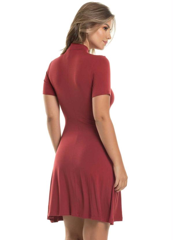 

Vestido Chanel Bordô, Vermelho