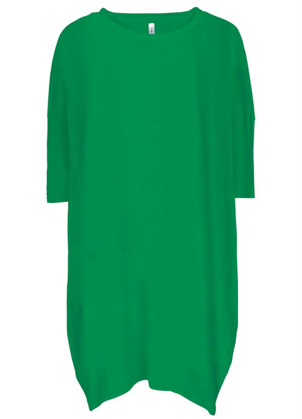 

Vestido Moletom Bolsos Laterais Verde Lima