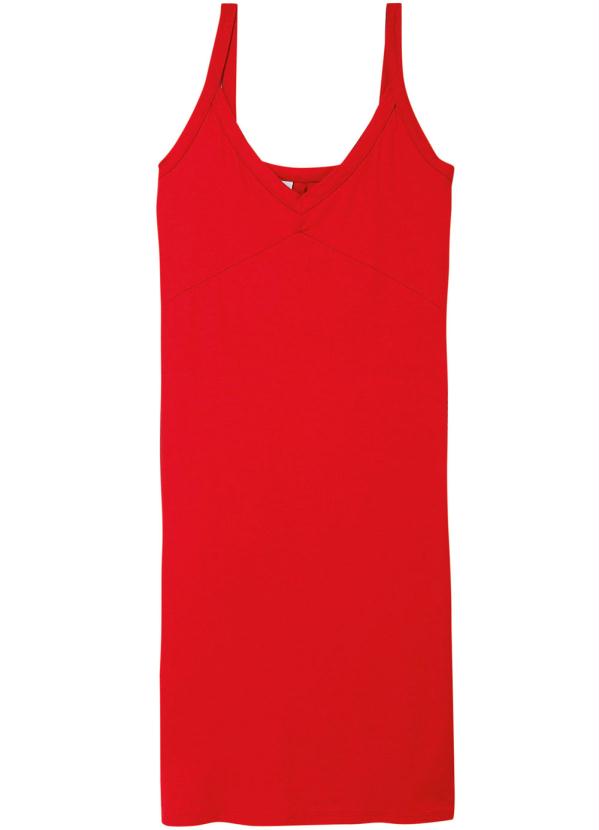 

Vestido Vermelho Curto em Viscose