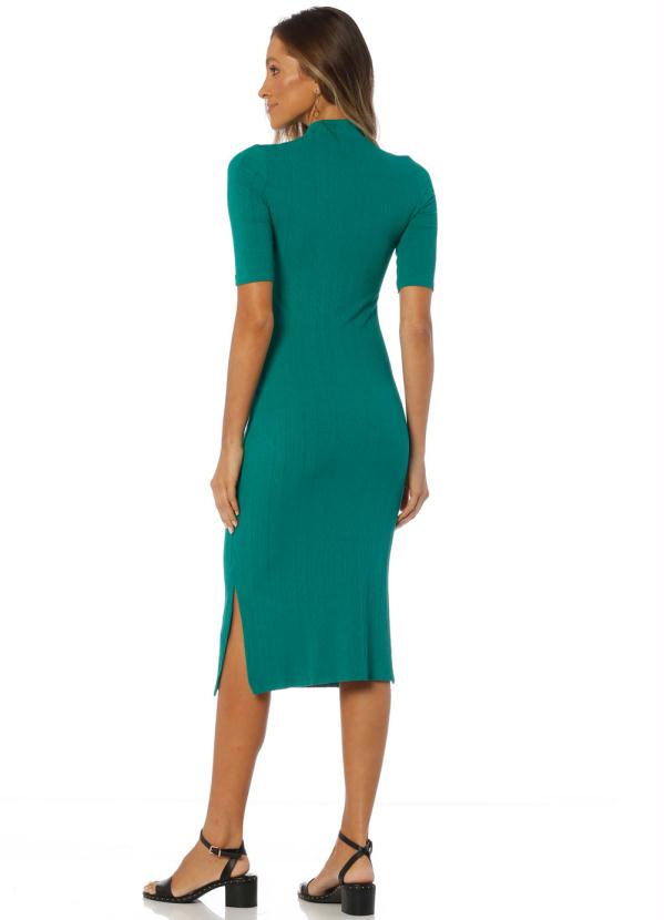 

Vestido Midi em Ribana Verde