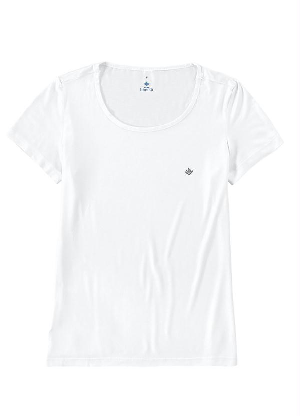 

Blusa Branca em Viscose com Aplique, Branco