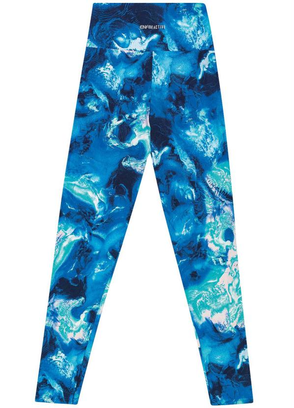 

Calça Azul Legging Tie Dye em Lycra®