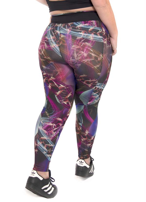 

Calça Legging Plus Size Reduction Estampado