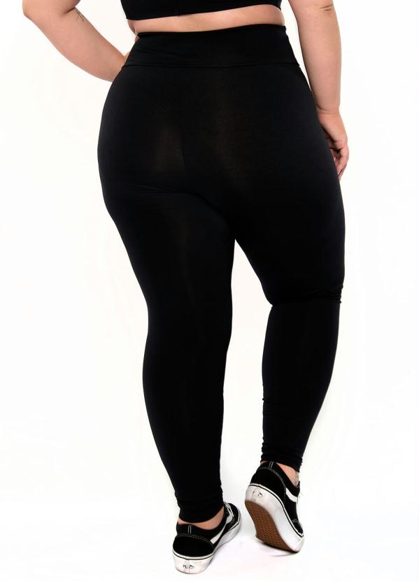 

Calça Legging Supplex® Plus Size Básica Preto