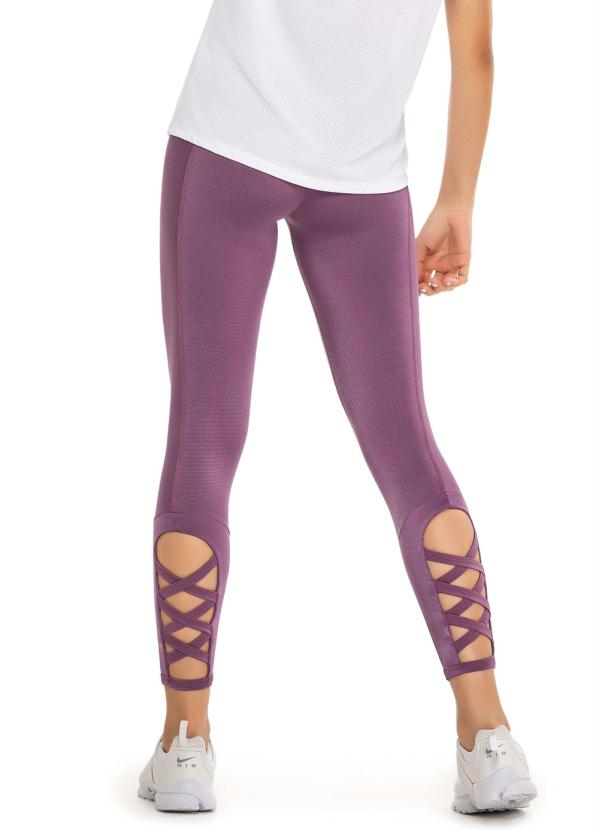 

Calça Lilás Legging com Abertura, Roxo