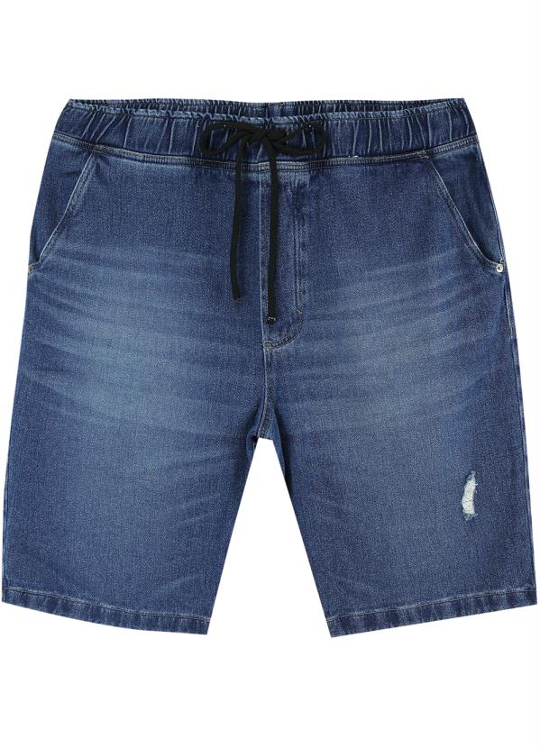 

Bermuda Azul Jogger Malha Jeans Plus