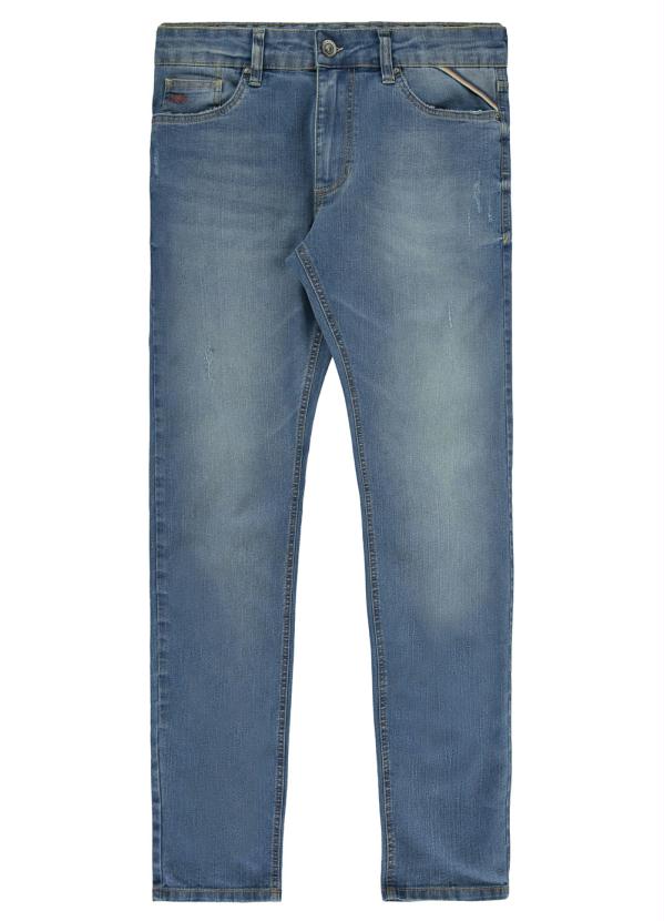 

Calça Jeans com Elastano Azul