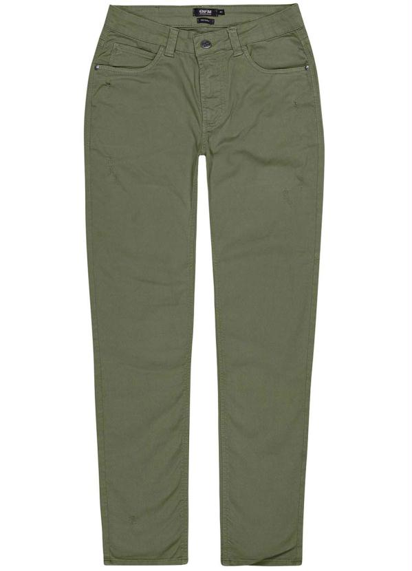 

Calça Verde Militar Skinny Sarja Power