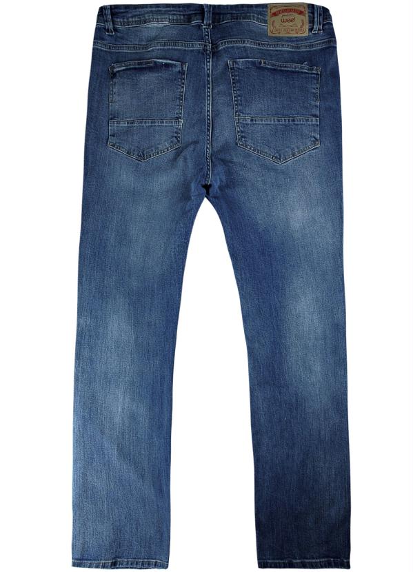 

Calça Azul Slim Moletom Jeans