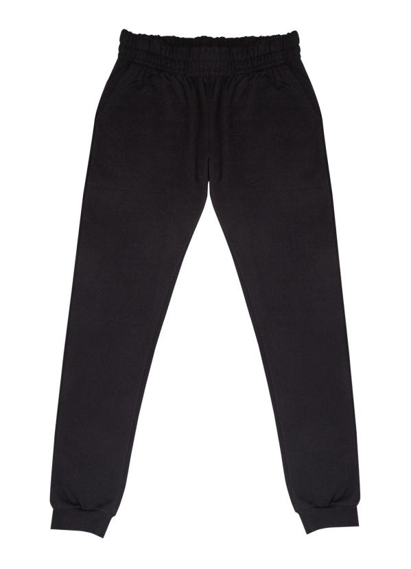 

Calça de Moletom Masculina Preto