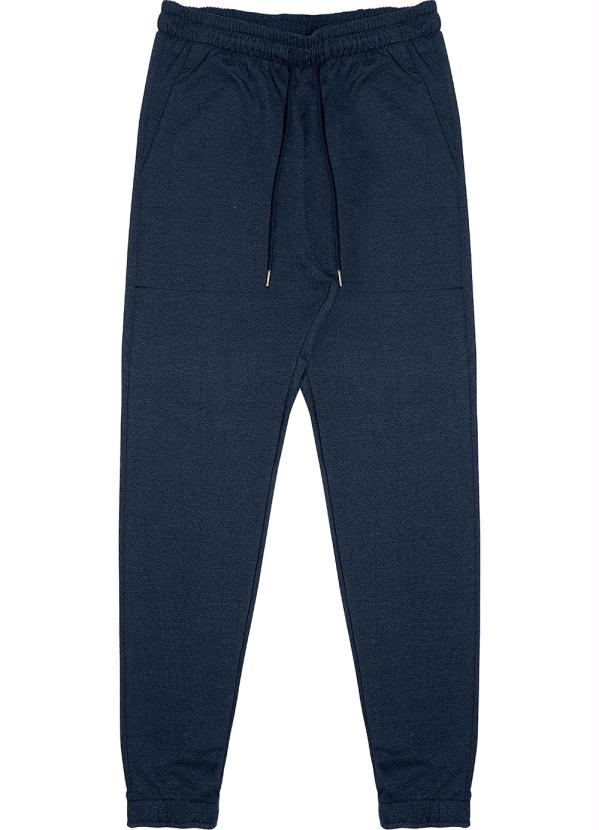 

Calça Masculina Moletinho Azul