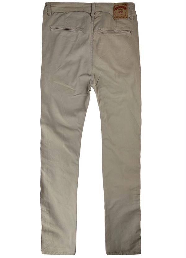 

Calça Chumbo Slim Chino em Sarja, Cinza