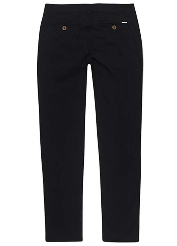 

Calça Preta Chino em Sarja, Preto