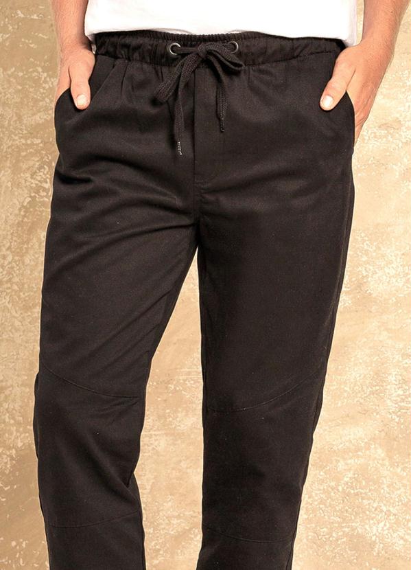 

Calca Sarja Jogger Recortes Preto