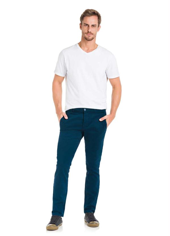 

Calça Sarja Slim com Elastano Denim Malha Azul