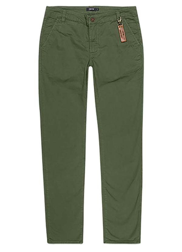 

Calça Verde Chino em Sarja