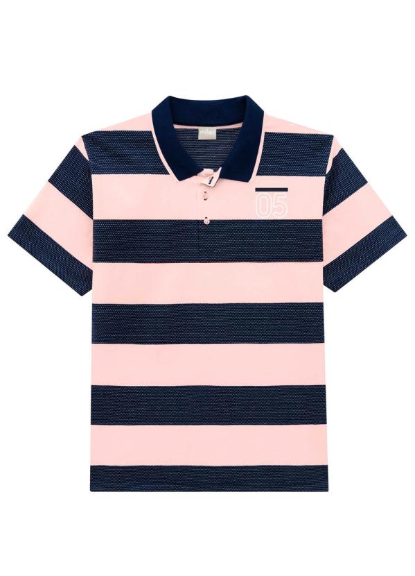 

Camisa Polo Adulto Masculina Rosa