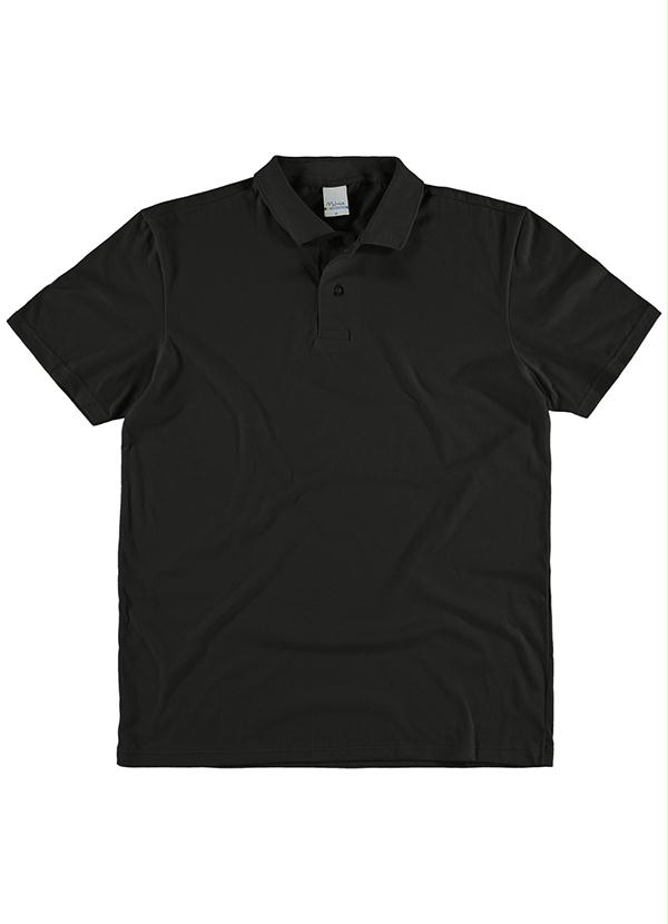 

Camisa Polo Básica Preta Malwee, Preto