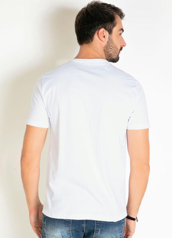 

Camiseta Branca com Estampa na Frente, Branco