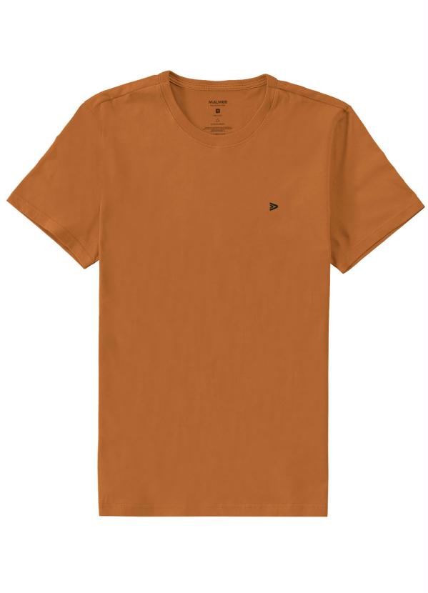 

Camiseta Caramelo Slim em Malha, Marrom