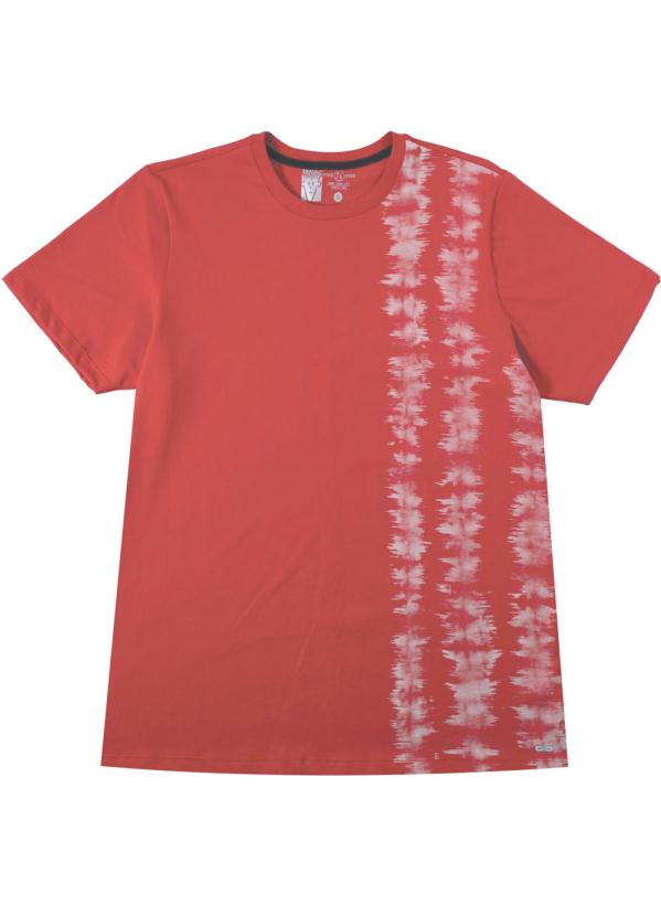 

Camiseta em Meia Malha com Estampa Vermelho