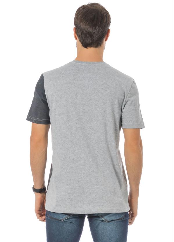 

Camiseta Masculina The University Mescla, Cinza