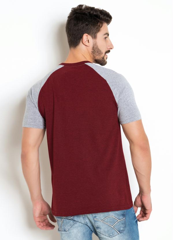 

Camiseta Nicoboco Raglan Mescla/Preta/Vermelha, Vermelho